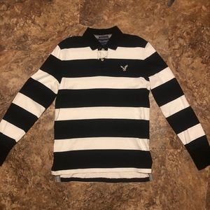 American eagle long sleeve polo